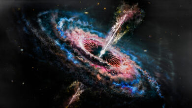 Scoperto un quasar da record che cresce âdivorandoâ un...
